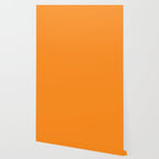 GOLD FISH Solid Color Plain Bright Orange Shade Wallpaper Gallery Image 2