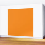 GOLD FISH Solid Color Plain Bright Orange Shade Wall Mural Gallery Image 2