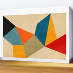 Geometric Colorful Modern Artwork Wall Mural Gallery Image 2