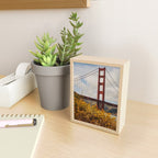 Golden Gate Bridge Through Wildflowers Mini Art Print Gallery Image 2