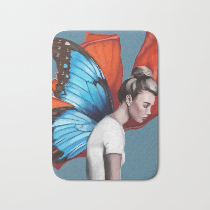 Butterfly Woman Bath Mat Gallery Image 1
