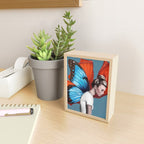 Butterfly Woman Mini Art Print Gallery Image 2