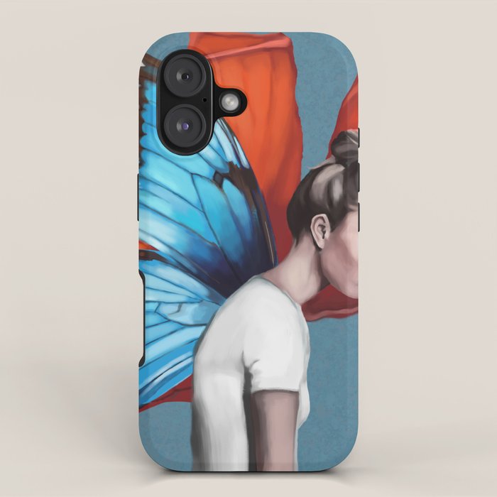 Butterfly Woman iPhone Case Gallery Image 1