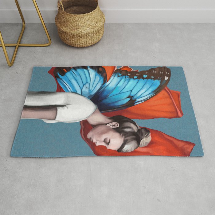 Butterfly Woman Rug Gallery Image 1