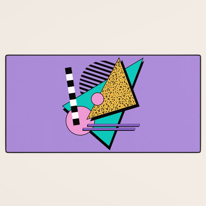 Memphis pattern 103 - 80s / 90s Retro Desk Mat Gallery Image 3