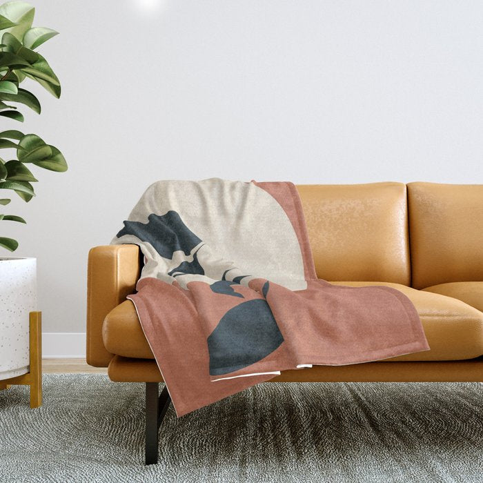 Summer Leaves Throw Blanket Gallery Image 1