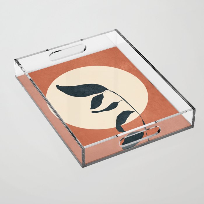 Summer Leaves Acrylic Tray Gallery Image 1