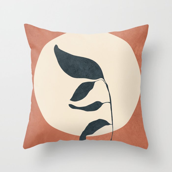 Summer Leaves Throw Pillow Gallery Image 6