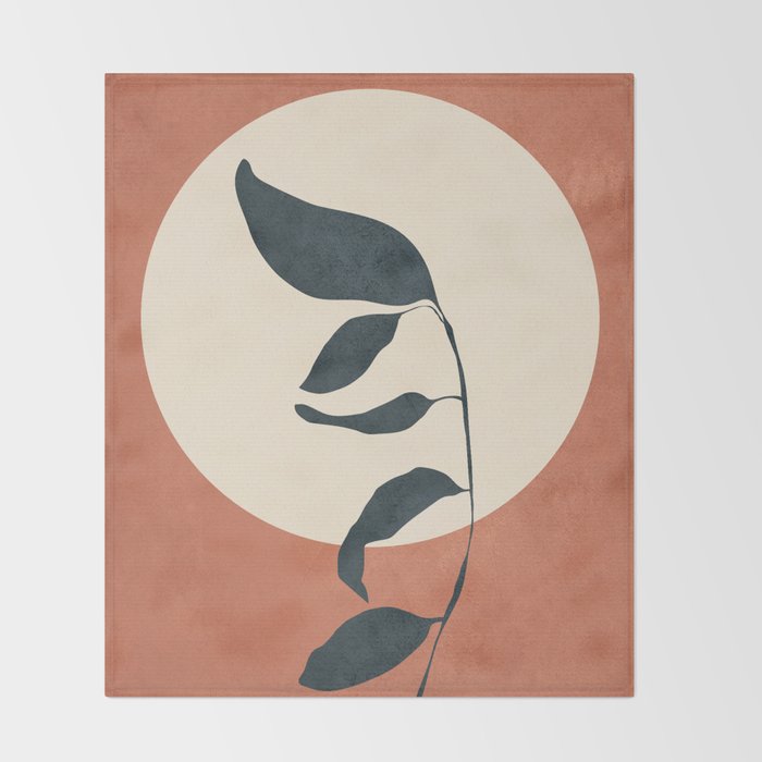 Summer Leaves Throw Blanket Gallery Image 2