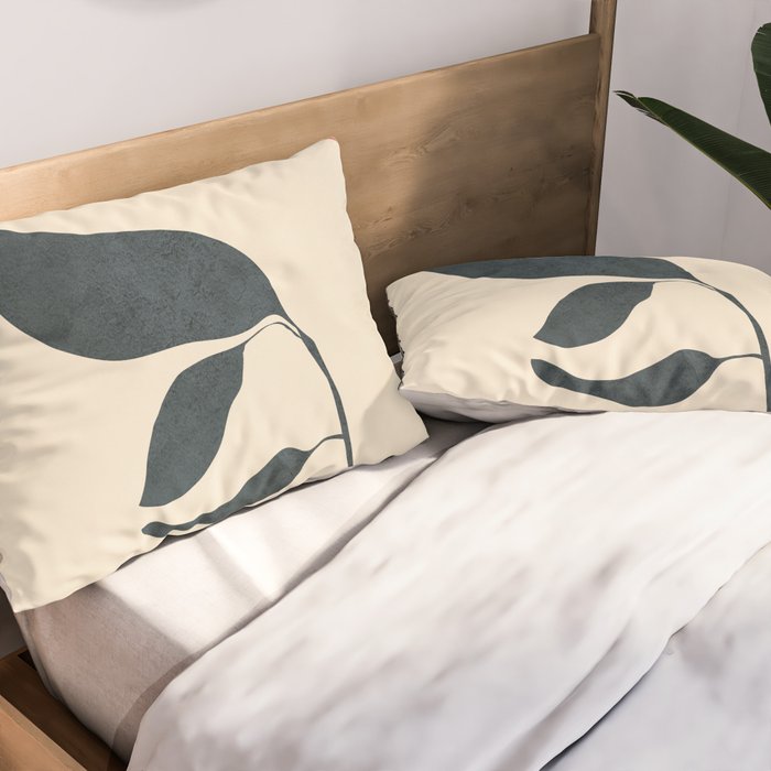 Summer Leaves Pillow Sham Gallery Image 2