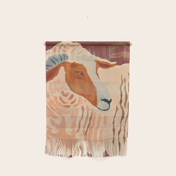 Abstract Rustic Ram Wall Hanging Gallery Image 1