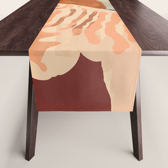 Abstract Rustic Ram Table Runner Gallery Image 1