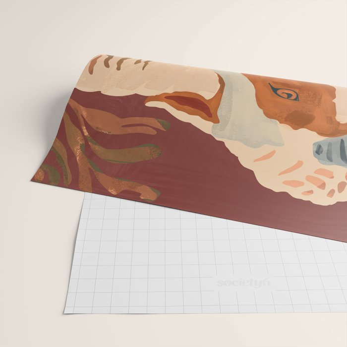 Abstract Rustic Ram Wrapping Paper Gallery Image 2