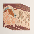 Abstract Rustic Ram Wrapping Paper Gallery Image 3