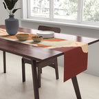 Abstract Rustic Ram Table Runner Gallery Image 2