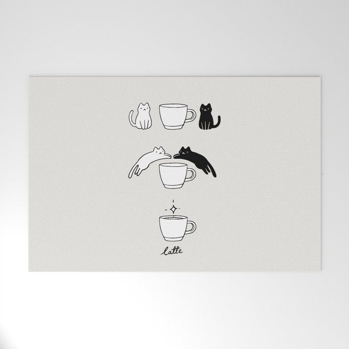 Coffee Cat 2: Catte Welcome Mat Gallery Image 1
