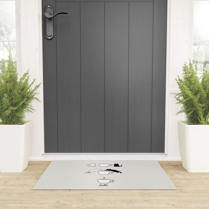 Coffee Cat 2: Catte Welcome Mat Gallery Image 3
