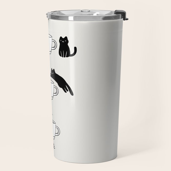 Coffee Cat 2: Catte Travel Mug Gallery Image 2