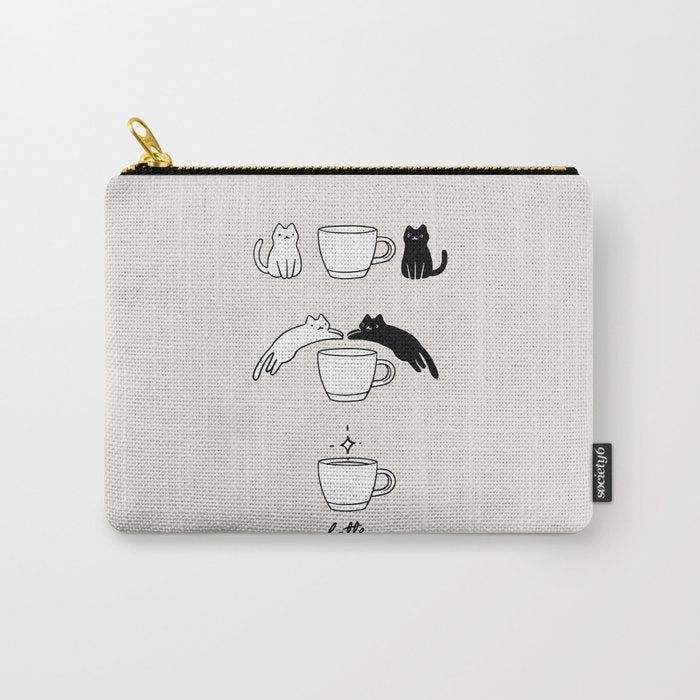 Coffee Cat 2: Catte Carry All Pouch Gallery Image 1