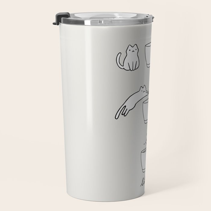 Coffee Cat 2: Catte Travel Mug Gallery Image 3
