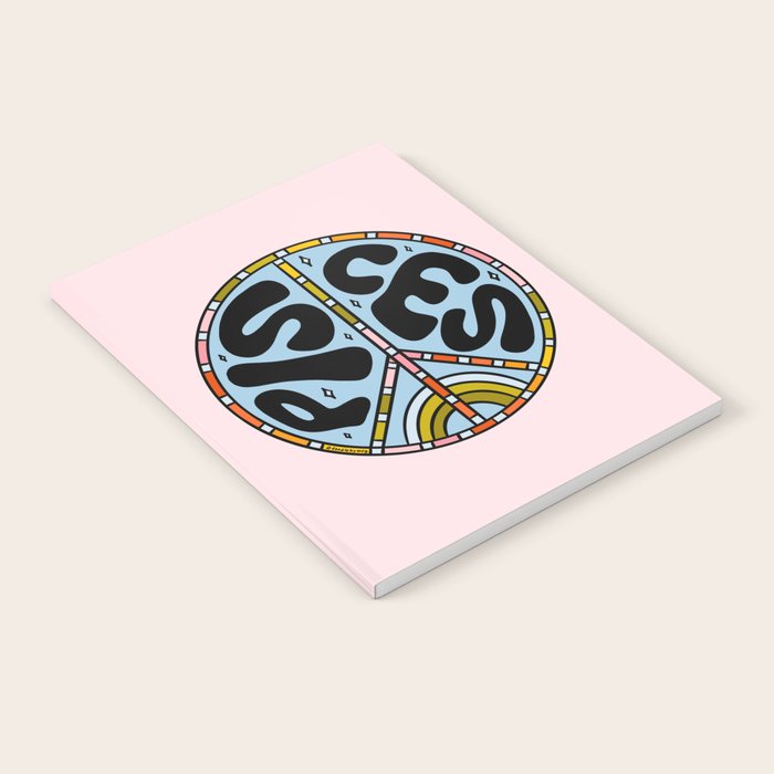 Pisces Peace Sign Notebook Gallery Image 2