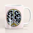 Pisces Peace Sign Coffee Mug Gallery Image 1
