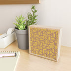 Mid Century Modern Piquet 2 Inspired by PANTONE 17 1230 Color of the Year Mocha Mousse Mini Art Print Gallery Image 2