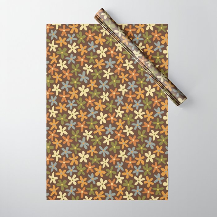 Tiny Flower Pattern #2 Wrapping Paper Gallery Image 1