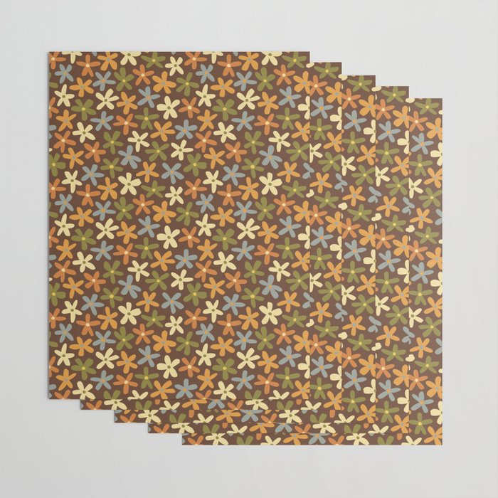 Tiny Flower Pattern #2 Wrapping Paper Gallery Image 3
