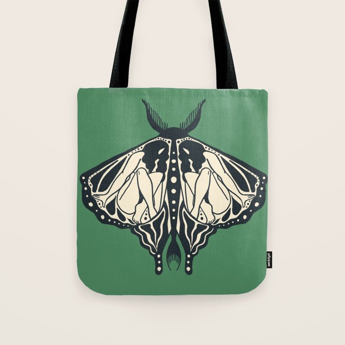 Green Metamorphosis Tote Bag Gallery Image 1