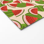 Watermelon Pattern on Cream Welcome Mat Gallery Image 2