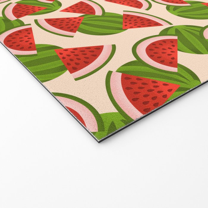Watermelon Pattern on Cream Welcome Mat Gallery Image 2