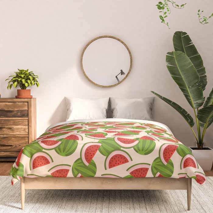 Watermelon Pattern on Cream Comforter Gallery Image 3