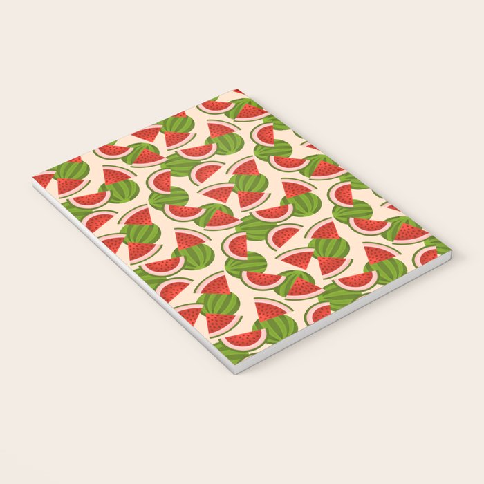 Watermelon Pattern on Cream Notebook Gallery Image 3