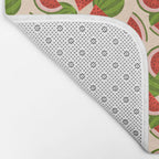 Watermelon Pattern on Cream Bath Mat Gallery Image 2
