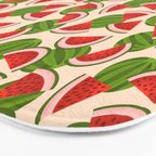 Watermelon Pattern on Cream Bath Mat Gallery Image 3
