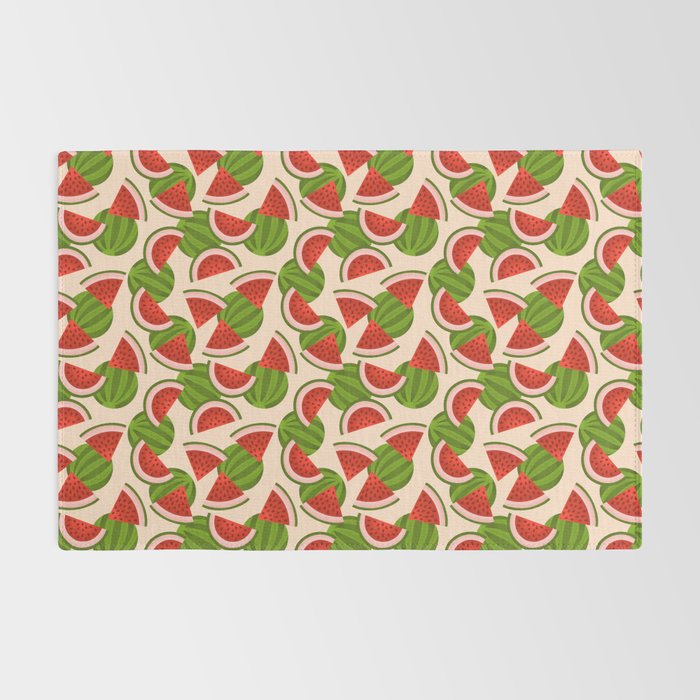 Watermelon Pattern on Cream Rug Gallery Image 2