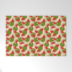 Watermelon Pattern on Cream Welcome Mat Gallery Image 1