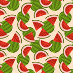 Watermelon Pattern on Cream Coffee Mug Gallery Image 2