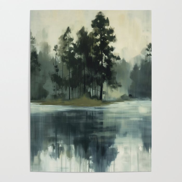 Country Lake I Poster Gallery Image 1