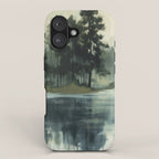 Country Lake I iPhone Case Gallery Image 1