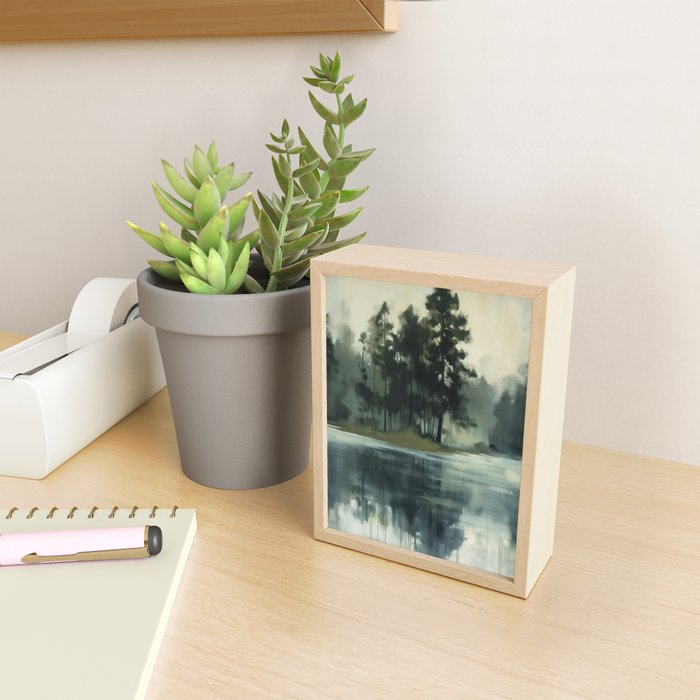 Country Lake I Mini Art Print Gallery Image 2