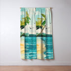 Palm Trees 1 Window Curtain Gallery Image 3