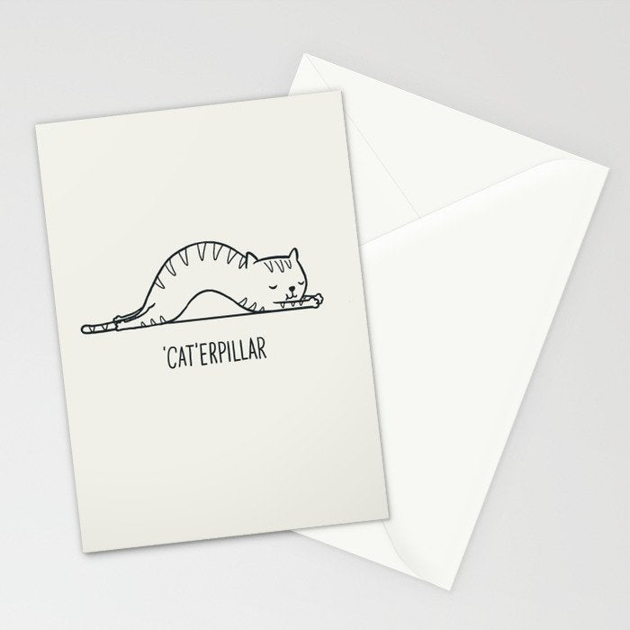 Cat-erpillar Stationery Card Gallery Image 2