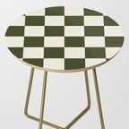 Checkered (Olive Cream) Side Table Gallery Image 2