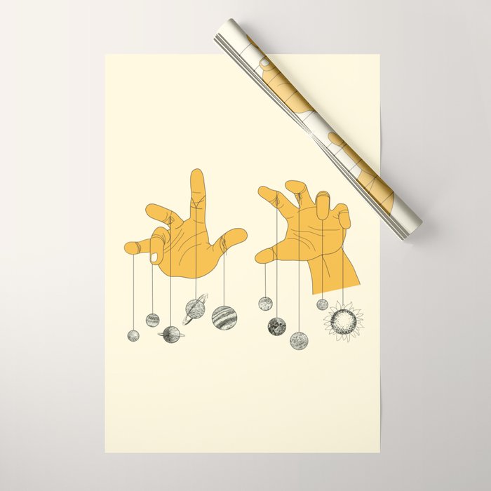 Solar System Wrapping Paper Gallery Image 1