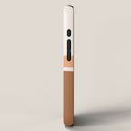 Abstract Shapes 55.2 in Sage Green and Terracotta (Rainbow Abstraction) iPhone Case Gallery Image 2