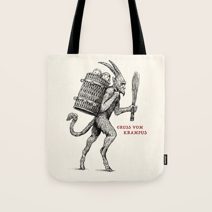 Gruss vom Krampus Tote Bag Gallery Image 1