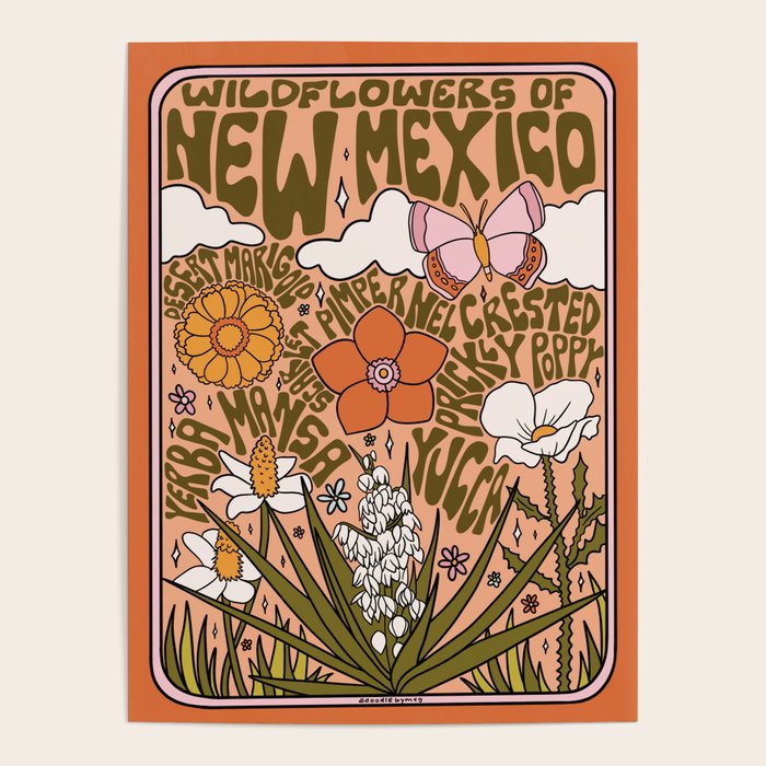 New Mexico Wildflower Poster Gallery Image 1