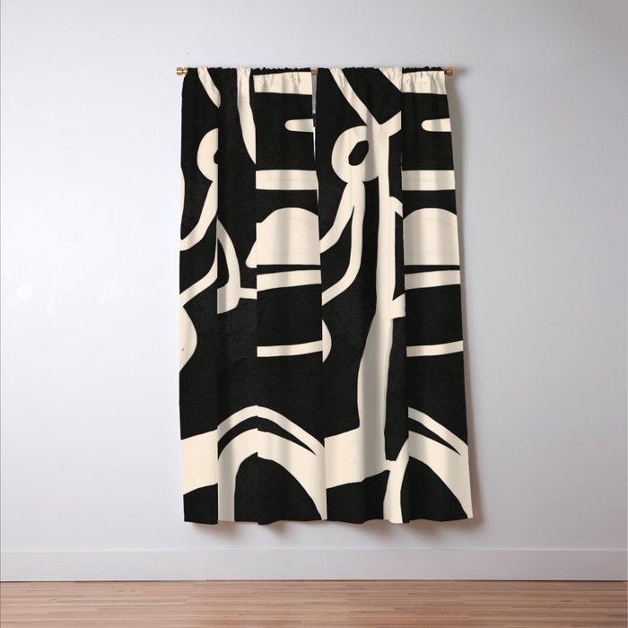 Abstract Lines 1 Window Curtain Gallery Image 3